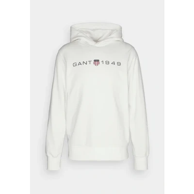 Image de GANT Printed Graphic Sweatshirt, Homme, Taille: Medium, Eggshell