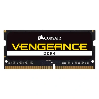 Image de Corsair Vengeance SODIMM 32Go (1x32Go) DDR4 2666MHz CL18 Mémoire pour Ordinateur Portable/Notebook Noir