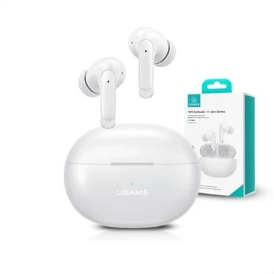Image de USAMS Écouteurs Bluetooth 5.3 à Double Micro ENC TWS US XD19 Blanc