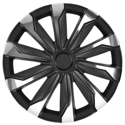 Image de AutoStyle Set PP 5485CB Enjoliveurs 15Pouces chrome/noir