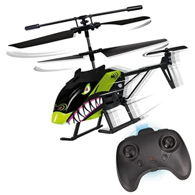 Image de Xtrem Raiders Hélicoptère Télécommandé Shark 3,5 Canaux, Helicoptere Telecommande Enfant, Elicopter Telecommandé, Radiocommandé +7 Ans