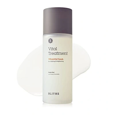 Image de BLITHE traitement vital 9 graines essentielles toner essence avec Niacinamide Tonique éclaircissant pour le visage au thé vert, fenouil et chia les peaux sensibles, 150 ml