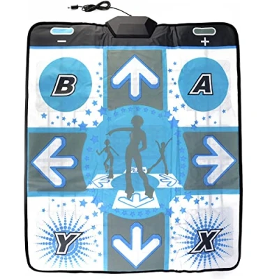 Image de OSTENT Tapis de danse antidérapant Dance Revolution Compatible avec les jeux Nintendo Wii GameCube NGC DDR