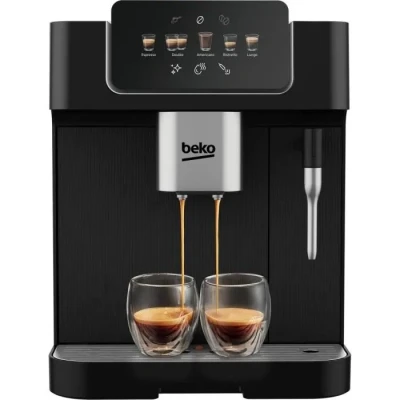 Image de MACHINE � CAF� AVEC BROYEUR 19 BARS TACTILE NOIR