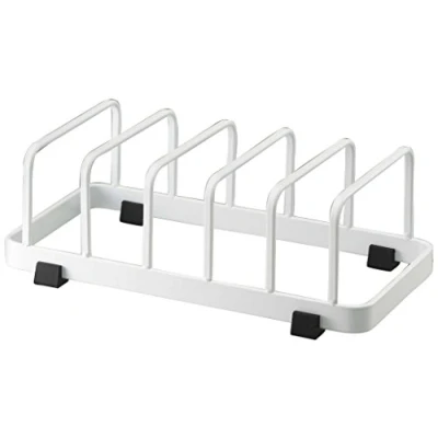 Image de Yamazaki 7137 Tower Support à Vaisselle, Blanc, Acier, Minimaliste, 22 x 11 7 c m