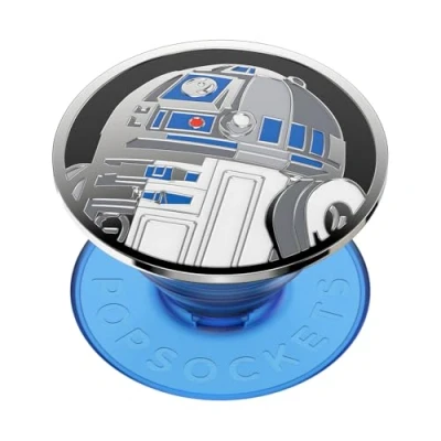 Image de PopSockets: PopGrip Support et Grip pour Smartphone Tablette avec Un Top Interchangeable Enamel R2D2