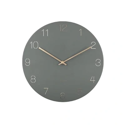 Image de Karlsson Pendentif Horloge Murale Numbers Jungle Vert D. 40 cm, Hauteur 3,5 1 Pile AA Non Incluse