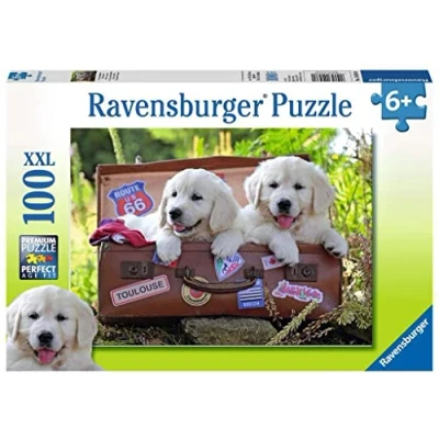 Image de Ravensburger Puzzle Enfant 100 pièces XXL Petite pause À partir de 6 ans qualité supérieure Carton épais et résistant Animaux 10538