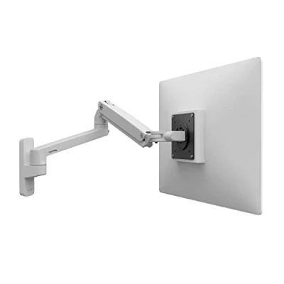 Image de Ergotron MXV Wall Monitor Arm 86,4 cm (34&quot;) Blanc Supports muraux d&#039;écrans plats (Écran d&#039;ordinateur, 9100 kg, (34&quot;), Blanc)