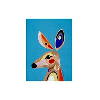 Image de Maxwell &amp; Williams Serviette de Table 100% Coton, Imprimé Kangourou, Collection Pete Cromer, 50 x 70 cm Multicolores