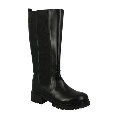 Image de TOM TAILOR Femme 4294201 Botte Haute Jusqu&#039;au Genou, Noir, 37 EU
