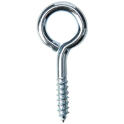 Image de Bulk Hardware BH01145 Longue vis à œil plaquée au zinc, 40 mm, Set de 25 Pièces