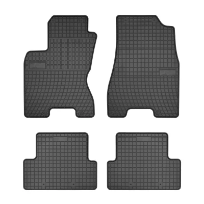 Image de FROGUM 0455 Ensemble de tapis sol Caoutchouc avant et arrière 4 noir Sur mesure NISSAN: X Trail