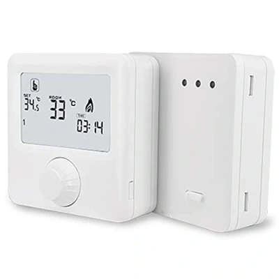 Image de C LOGIC Thermostat chauffant numérique radiofréquence, contrôle de température à distance, facilité d&#039;installation et programmation flexible