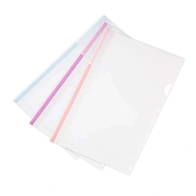 Image de TARIFOLD Fr 511539 Pack 12 Pochettes Coin A4 Color Dream, Polypropylène Recyclable, Dossier Pochette Documents Assorties : Bleu Poudré/Rose Quartz/Lilas
