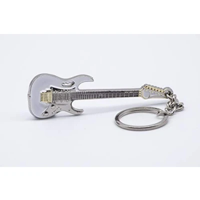 Image de Porte clés classique en métal massif pour guitare rock Modèle signature Ibanez JEM 7 Steve Vai