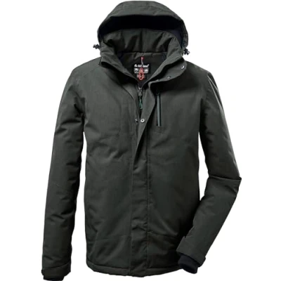 Image de killtec Homme KOW 161 MN Jckt Veste Fonctionnelle avec Capuche Amovible JCKT, dunkeloliv, M, 37589 000