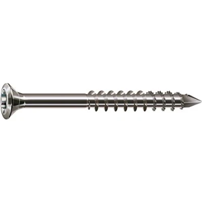 Image de SPAX 0467000501003 Lot de 100 vis façade en acier inoxydable A2 T STAR Plus Très petite tête fraisée bombée Filetage partiel Pointe CUT 5 x mm