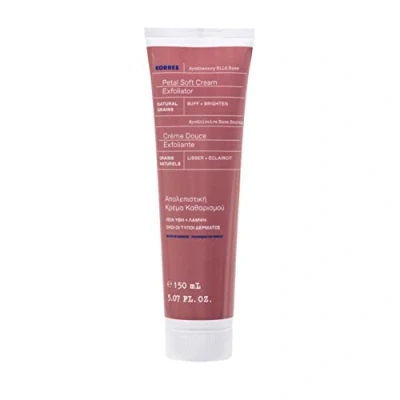 Image de Korres Apothecary WILD ROSE Petal SOFT Cream Exfoliator Nettoyant visage, Femme, Taille: 150 ml, Neutral