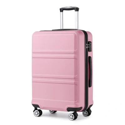 Image de Kono Cas Dur de Voyage Chariot à Coquille d&#039;ABS léger Bagage Moyen 24 Pouces avec la Valise Mode 4 Roues
