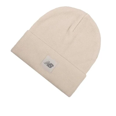 Image de New Balance Flying NB Knit Cuffed Beanie Great Plains, Linen, Taille Unique