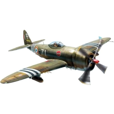 Image de MiniArt 48015 1:48 P47D 28RE Franz. Luftw. kit de Base Réplique fidèle à l&#039;original, modélisme, Construction en Plastique, Bricolage, Loisirs, Collage, Assemblage, Non laqué