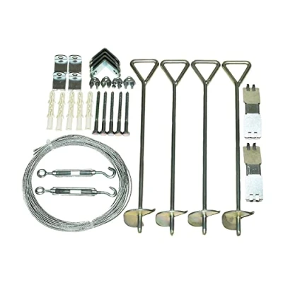 Image de CANOPIA BY PALRAM Kit d&#039;ancrage pour serre et abri de jardin