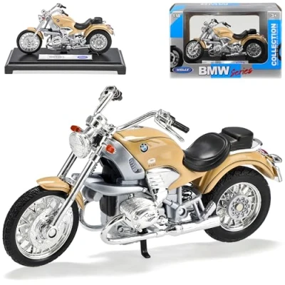 Image de B M W R1200c R 1200c R1200 C Beige 1/18 Welly Modellmotorrad Modell Motorrad