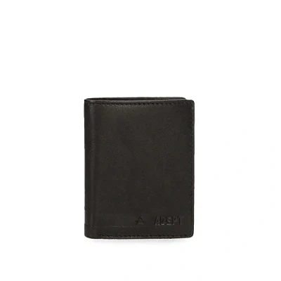 Image de joumma bags,s.l. Adept Alan Portefeuille Vertical avec Noir 8,5 x 10,5 1 cm Cuir, Noir, Porte Monnaie