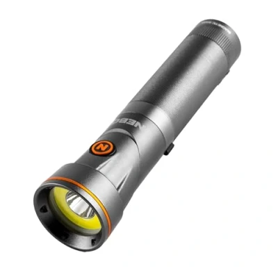 Image de NEBO Franklin Pivot Lampe de poche 300 lumens travail LED rechargeable et spot 7 modes d&#039;éclairage avec base magnétique