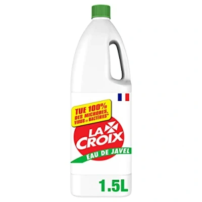 Image de La Croix Eau de Javel Tradtionnelle Nettoyant Ménager Flacon 1,5 Litre