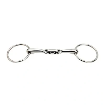 Image de Horka Mors de Filet Double Brisure 14mm Acier inoxydable 14,0cm