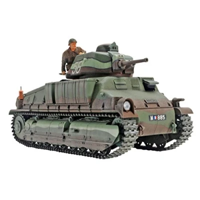 Image de TAMIYA SOMUA S35 Char 300035344 1:35 Franz Mittl. Panzer, réplique fidèle à l&#039;original, Plastique, Bricolage, kit de modélisme, Assemblage, Non laqué, 300035344, Vert