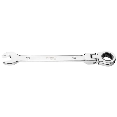 Image de NEO TOOLS 09 057 Clé à fourche et polygonale cliquet 202 15 mm