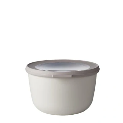 Image de Mepal Bol Multi Usage Cirqula Nordic White capacité 1000 ML Couvercle Amovible incassable étanche Stockage au congélateur, à Froid Passe Lave Vaisselle