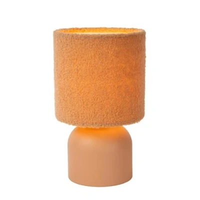 Image de Lucide Woolly lampe à poser Ø 16 x 28 cm jaune ocre