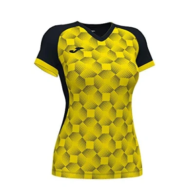 Image de Joma T Shirt Manches Courtes Supernova III Noir Jaune, 901431.109.L