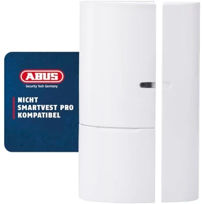 Image de Détecteur d&#039;ouverture ABUS FUMK35000A Sans fil Notification batterie faible Discret Neuf