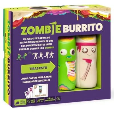 Image de Asmodee Jeu Zombie Burrito. pour Gagner des compétences particulières. Les survivants unissent Leurs Forces Contre Zombies.