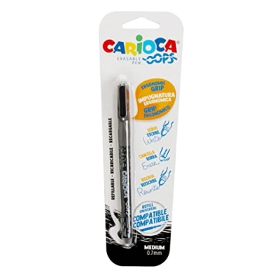 Image de Carioca Stylo Effaçable Oops Noir