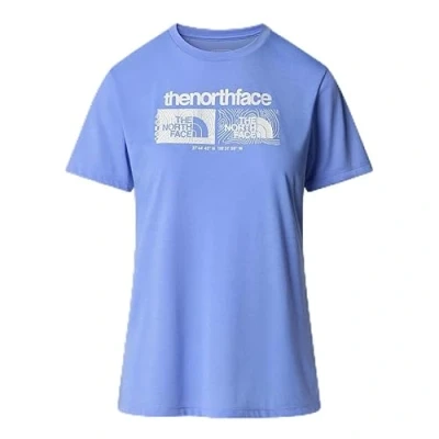 Image de THE NORTH FACE NF0A8BRZ0YI W Foundation Tee Graphic 1 T Shirt Femme Virtual Blue Taille XS