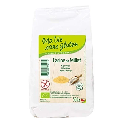 Image de MA VIE SANS GLUTEN Farine De Millet Jaune 500Gr