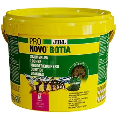 Image de JBL PRONOVO BOTIA TAB, Aliment de Base pour Loches 1 20 cm, Comprimés Alimentaires Poissons, taille M, 5,5 L