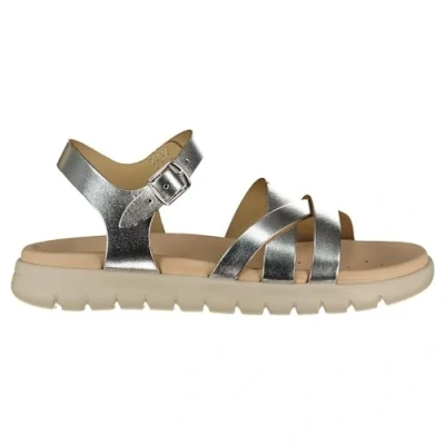 Image de Geox Fille J Sandal Soleima Gir, Argenté, 32 EU