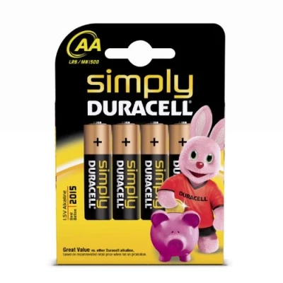 Image de Duracell DUR002241 Household Battery Single Use AA Alcaline 1,5 V