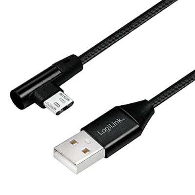 Image de LOGILINK CU0142 CÂBLE USB 0,3 M 2.0 A MICRO B NOIR