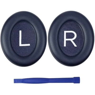 Image de WANGCL Coussinets de rechange pour casque Bose 700 antibruit en cuir PU souple (bleu foncé)