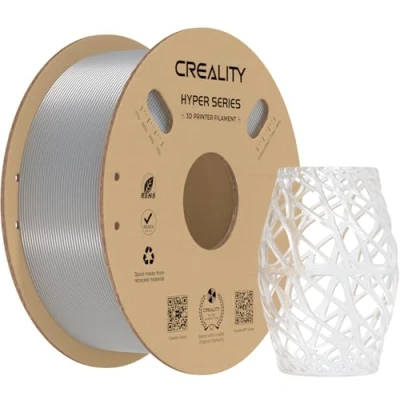 Image de Creality Hyper PETG Filament 1,75mm pour K1 Max, d&#039;imprimante 3D Conçu une Vitesse élevée de 30 à 600 mm/s, 1 kg (2,2 lb)/Bobine Filament, Précision Dimensionnelle ±0,03mm Transparent
