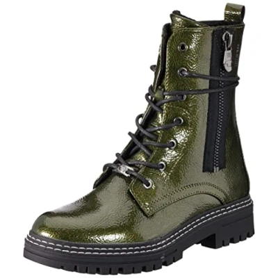 Image de TOM TAILOR Femme 4292405 Botte mi Mollet, Forêt, 37 EU