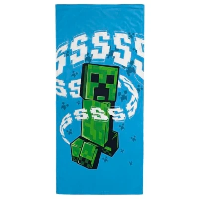 Image de Minecraft &#039;SSS CREEPER&#039; Serviette de plage